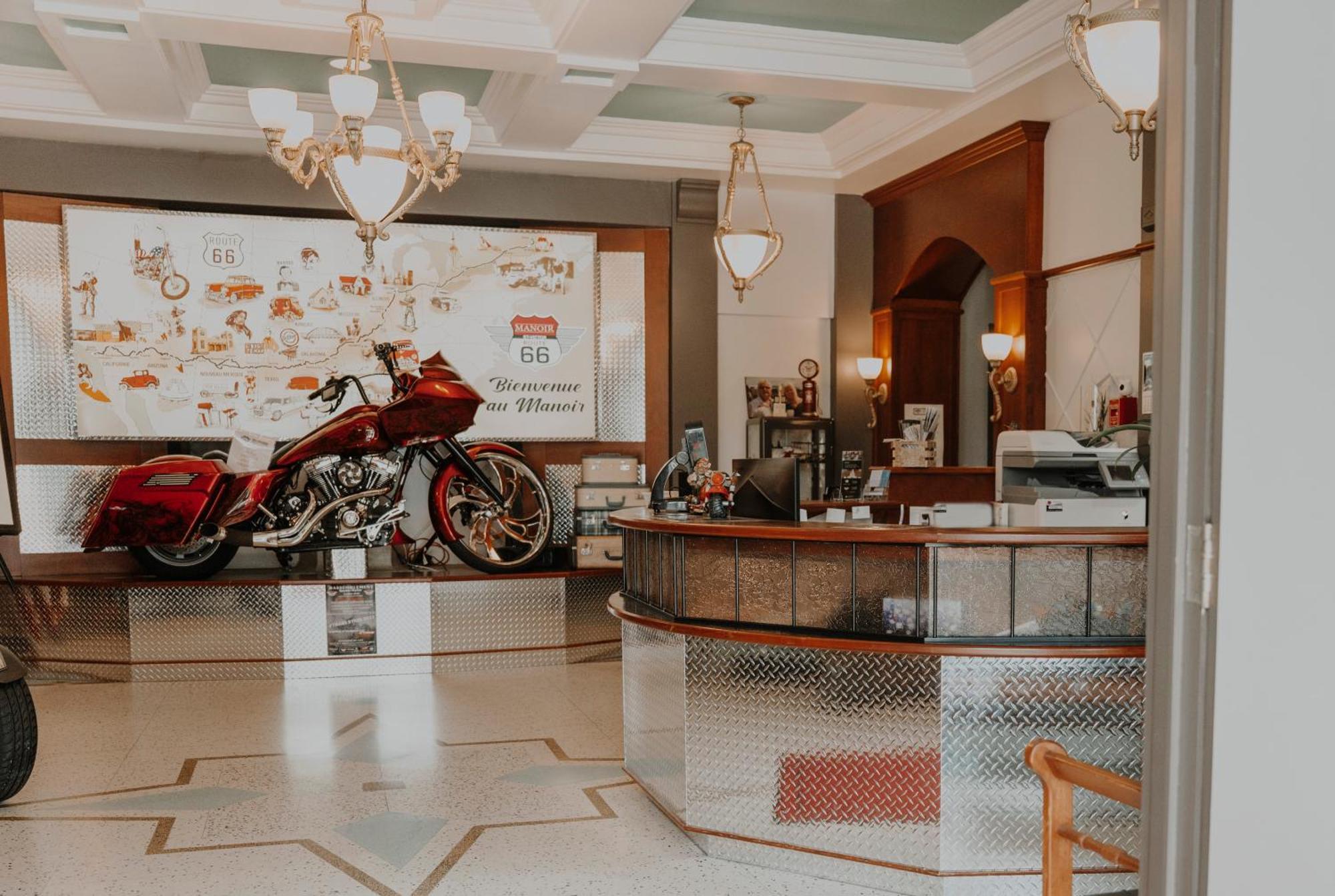 Hotel Historique Et Manoir Route 66 Saint-Victor المظهر الخارجي الصورة
